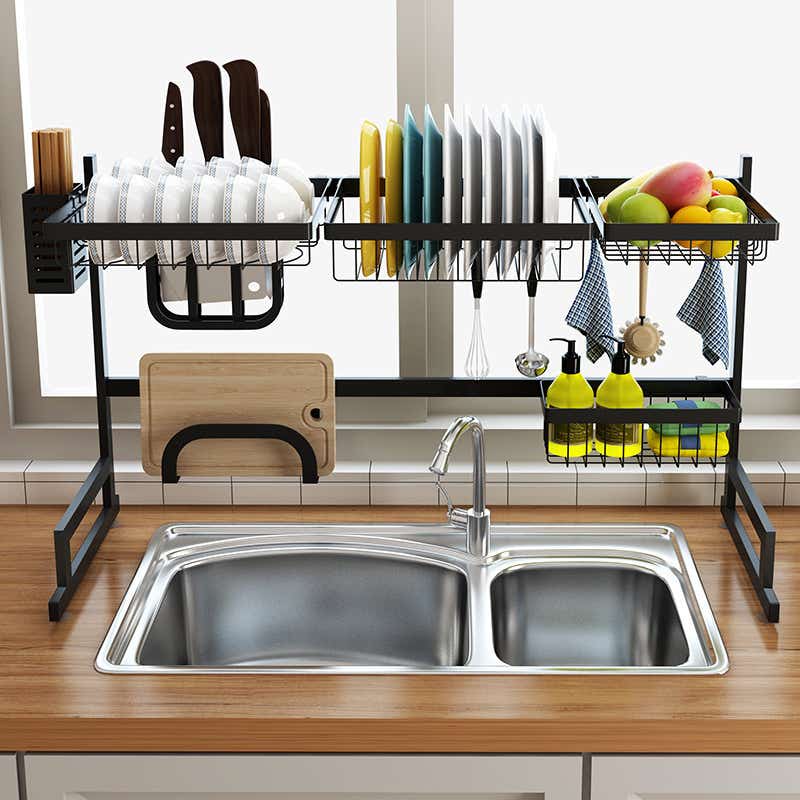 Stainless steel basin rack sale