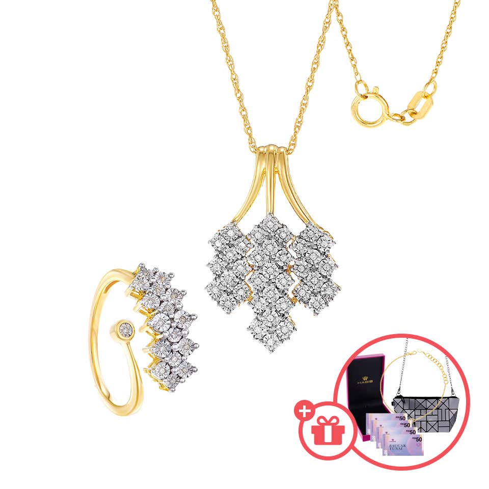 Habib sentiero store diamond bracelet set