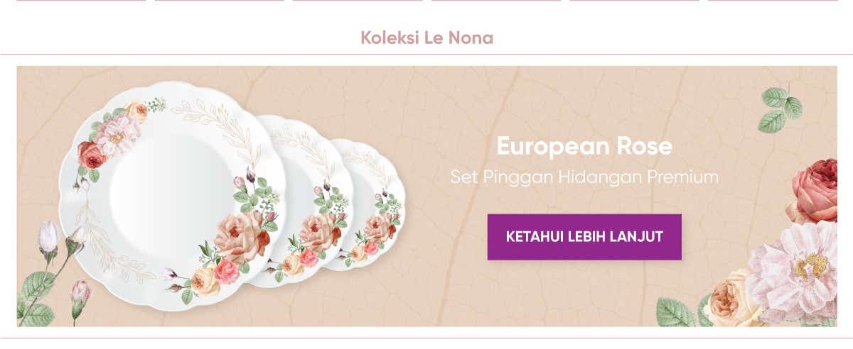 Set Pinggan Mangkuk LE NONA 