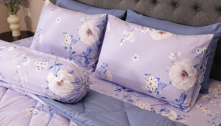 LE NONA Enchanted Bloom Comforter Set